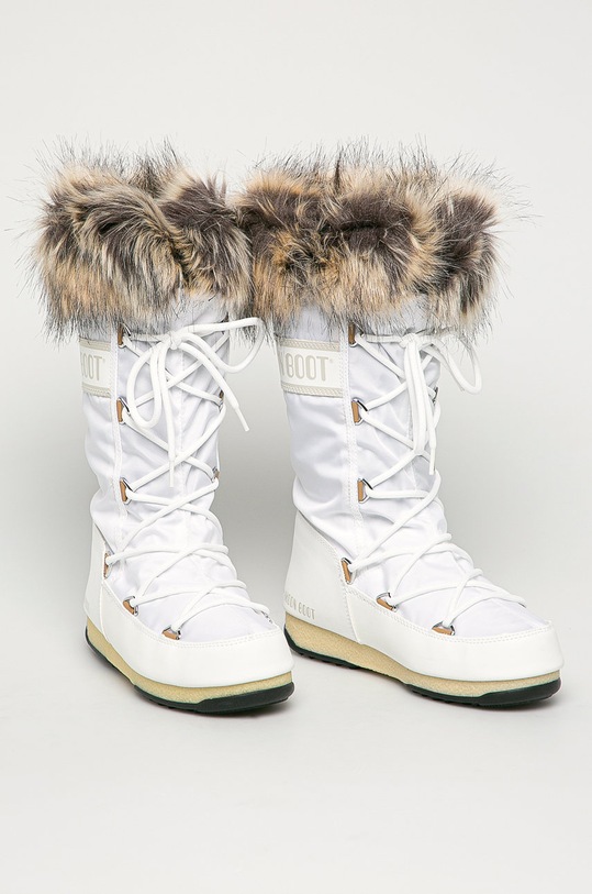 Moon Boot - Śniegowce Monaco WP 2 240087.MOON.BOOT.MONACO biały AW21