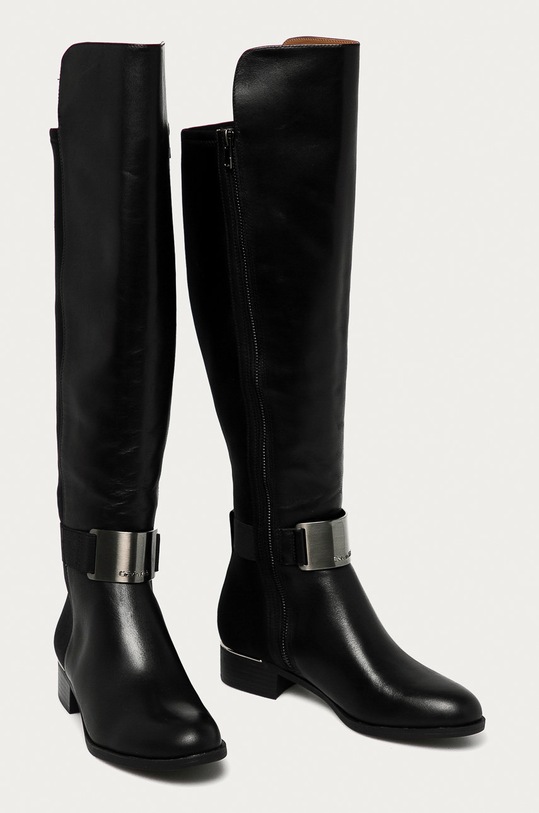 Calvin Klein - Vysoké čižmy E3058.001 čierna AW20