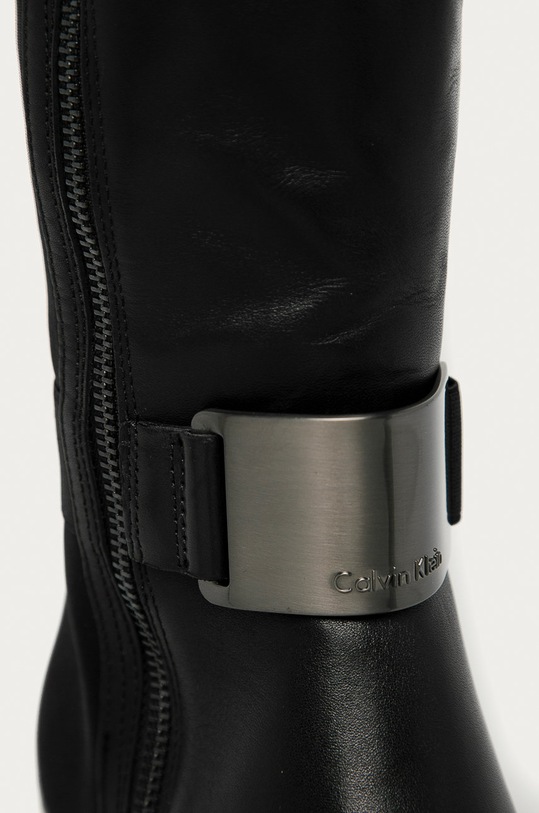 Calvin Klein - Vysoké čižmy E3058.001 čierna