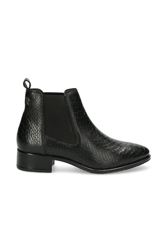 Mexx - Cizme de piele Ankle Boots Feli pana la 5 cm negru MXOM0022W
