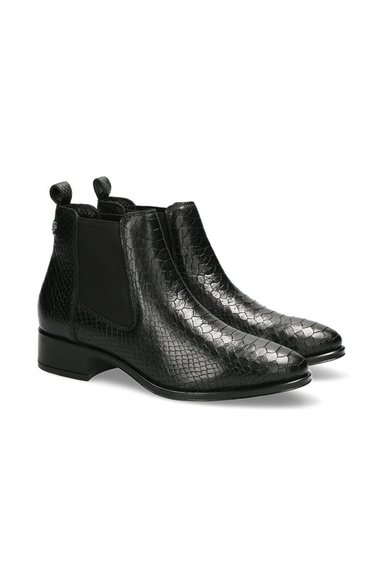 Mexx - Cizme de piele Ankle Boots Feli MXOM0022W negru AW20