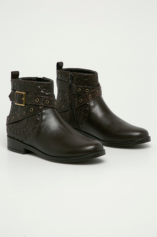 Desigual - Členkové topánky 20WSAP05 hnedá AW20