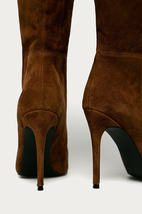 Încălțăminte Steve Madden - Cizme din piele intoarsa SM11000656 maro