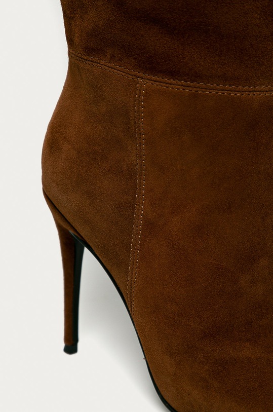 Steve Madden - Cizme din piele intoarsa maro SM11000656