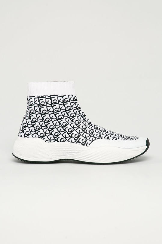 Calvin Klein - Boty textilní bílá E00130.100