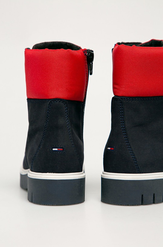 Obuwie Tommy Jeans - Buty skórzane EN0EN01078C87 EN0EN01078C87 granatowy