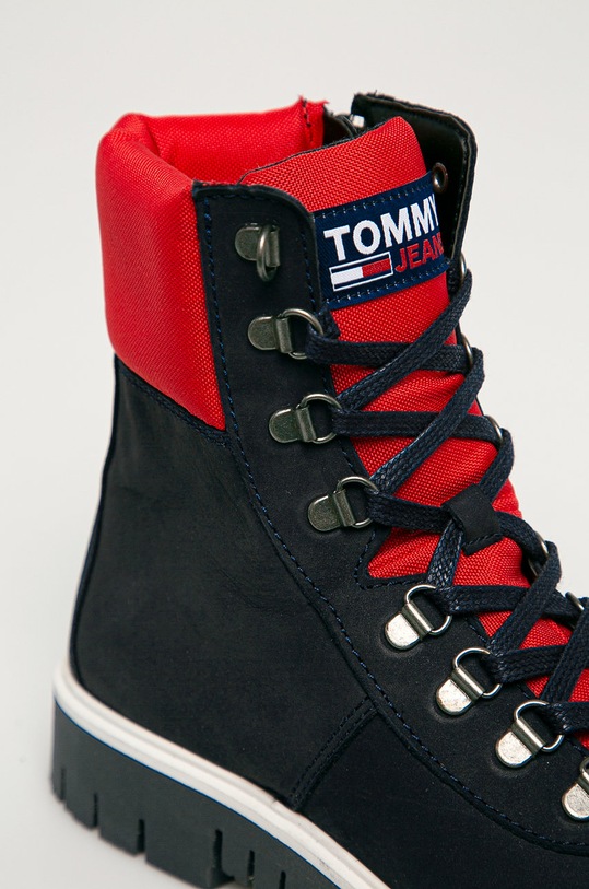 Tommy Jeans - Buty skórzane EN0EN01078C87 granatowy EN0EN01078C87