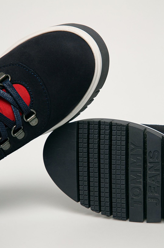 Tommy Jeans - Buty skórzane EN0EN01078C87 EN0EN01078C87 granatowy