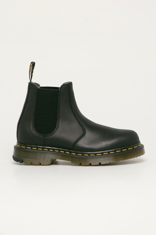 Dr. Martens - Kožené kotníkové boty 2976 přírodní kůže černá 24040001.D