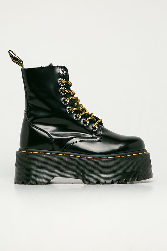 Dr. Martens - Кожаные полусапоги Jadon Max без утепления чёрный DM25566001