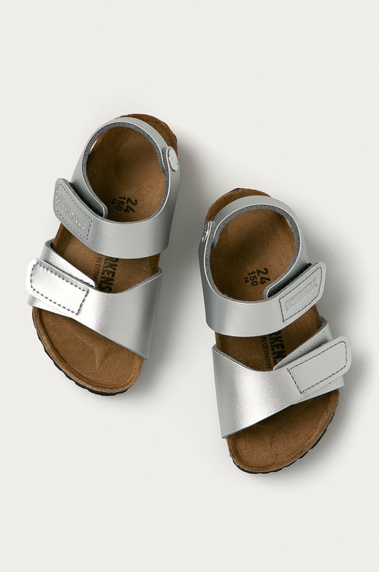 Birkenstock - Dětské sandály Palu 1017356.BIRKENSTOCK stříbrná