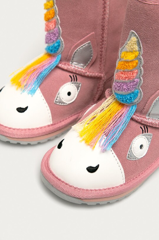 Emu Australia - Дитячі чоботи Magical Unicorn рожевий K12408.PALE.PNK