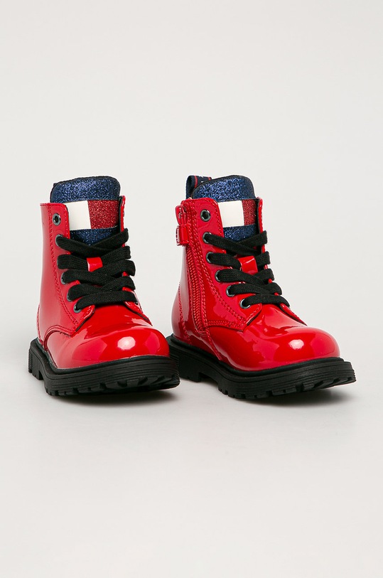 Tommy Hilfiger - Bocanci copii T1A5.30831.22.23 rosu AW20