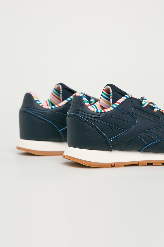 Dievča Reebok Classic - Detské topánky Cl Lthr Txt FW6118 FW6118 tmavomodrá