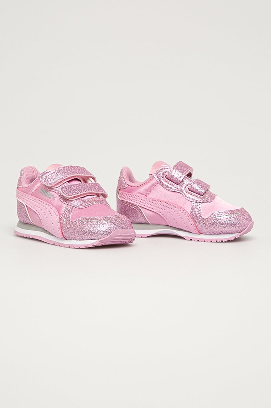 Puma - Pantofi copii Cabana Racer Glitz V 370986 370986 roz AW20