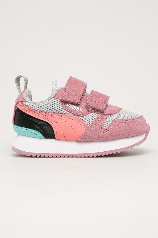 Puma - Pantofi copii Puma R78 V Inf 373618. imitatie de piele intoarsa multicolor 373618.