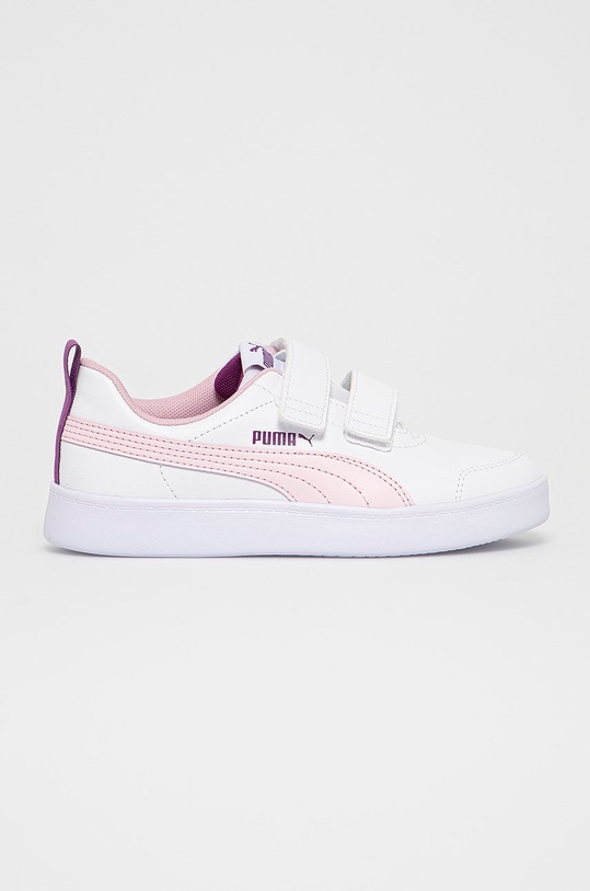 Boty Puma 371543 imitace kůže bílá 371543