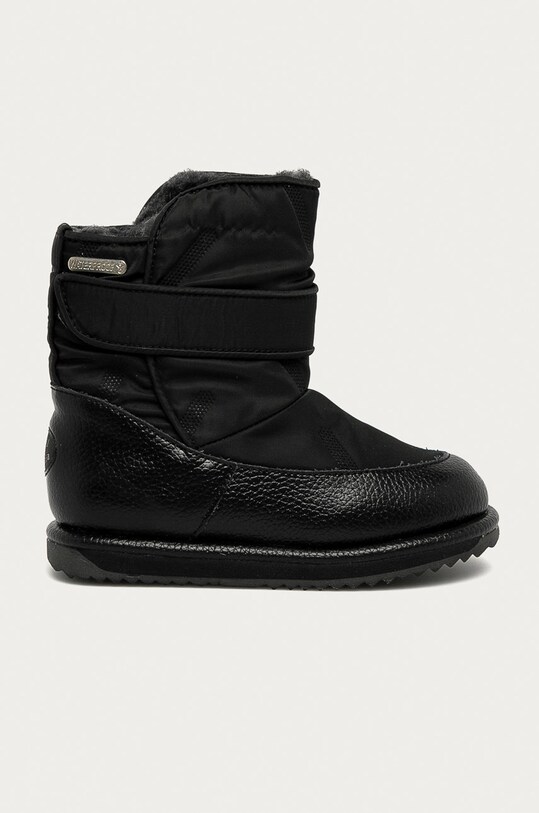 Emu Australia Cizme de iarna copii Roth piele negru K12360.BLACK