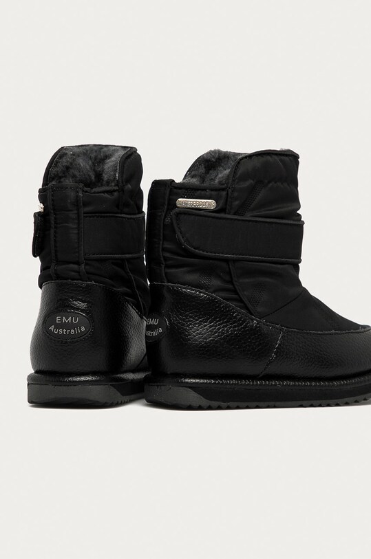 Băieți Emu Australia Cizme de iarna copii Roth K12360.BLACK negru