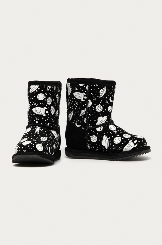 Emu Australia - Śniegowce dziecięce Outer Space Brumby K12361.BLACK czarny AW20