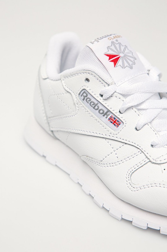 Reebok Classic - Dětské kožené boty Classic 50172 bílá 50172