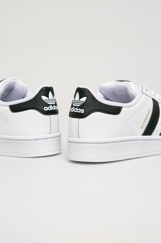 adidas Originals - incaltaminte din piele pentru copii Superstar FU7714 alb FU7714
