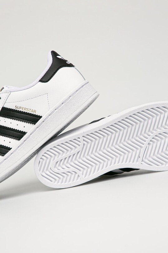 adidas Originals - incaltaminte din piele pentru copii Superstar FU7714 FU7714 alb