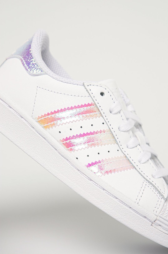 Băieți adidas Originals - Pantofi copii Superstar C FV3147 FV3147 alb