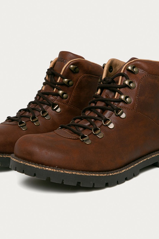 Birkenstock - Buty skórzane Jackson 1017327 brązowy