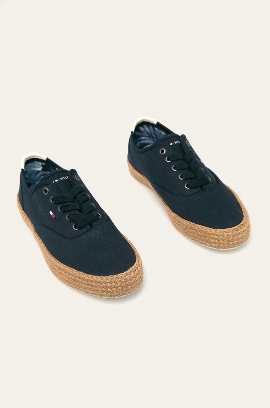 Tommy Hilfiger - Espadrile FM0FM02883DW5 bleumarin AW20