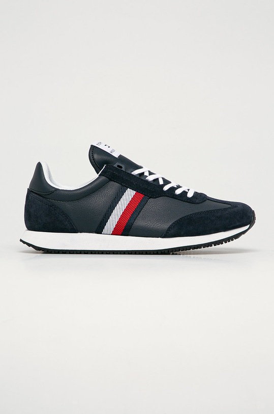 Tommy Hilfiger - Ghete de piele piele întoarsă bleumarin FM0FM03003DW5