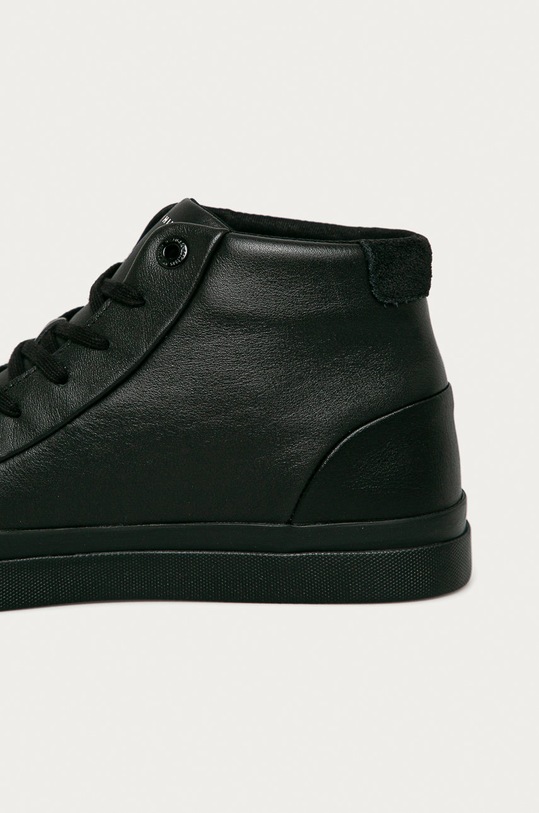 Încălțăminte Tommy Hilfiger - Ghete de piele FM0FM02984BDS negru