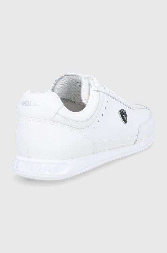 Obuwie Polo Ralph Lauren Buty skórzane Irvine 809806258004 biały