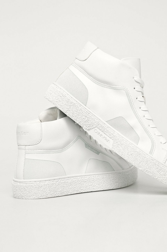 Obuv Calvin Klein - Topánky F2247.100 biela