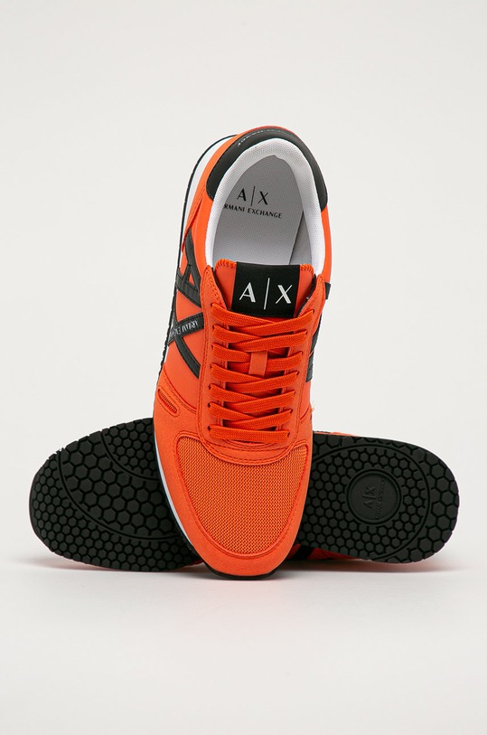Armani Exchange - Topánky oranžová XUX017.XCC68