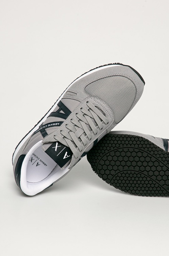 Armani Exchange - Boty šedá XUX017.XCC68