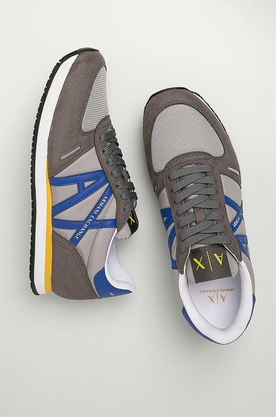 Armani Exchange - Topánky sivá XUX017.XCC68