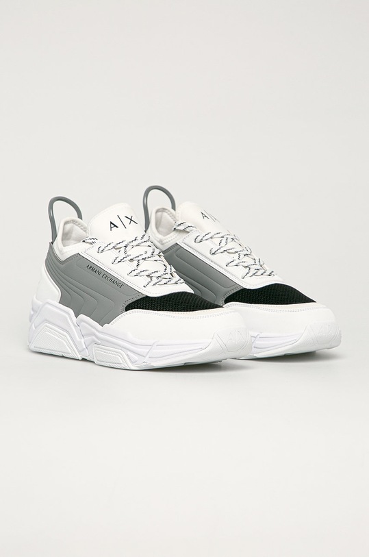 Armani Exchange - Pantofi XUX080.XV258 alb AW20