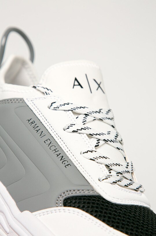 Încălțăminte Armani Exchange - Pantofi XUX080.XV258 alb