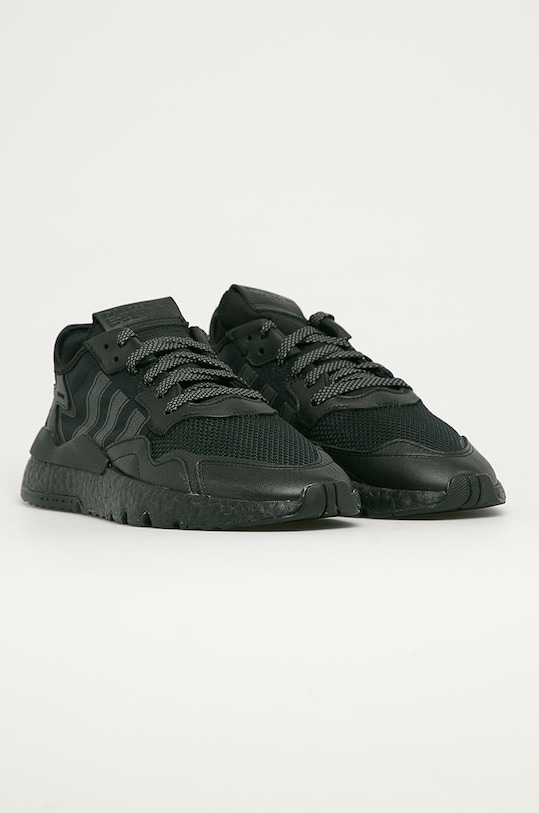 adidas Originals - Buty Nite Jogger FV1277 FV1277 czarny AW20