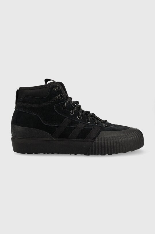 Велурени маратонки adidas Originals велур черен FV5130