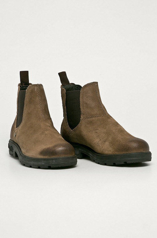 Wrangler - Botine din piele intoarsa WM02051A bej AW20