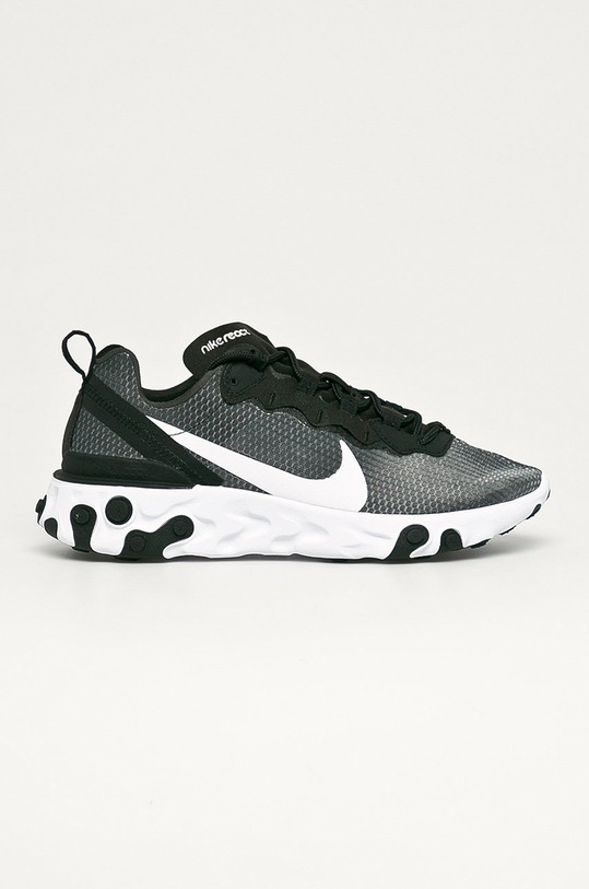 Nike Sportswear - Boty React Element 55 imitace kůže šedá CI3831