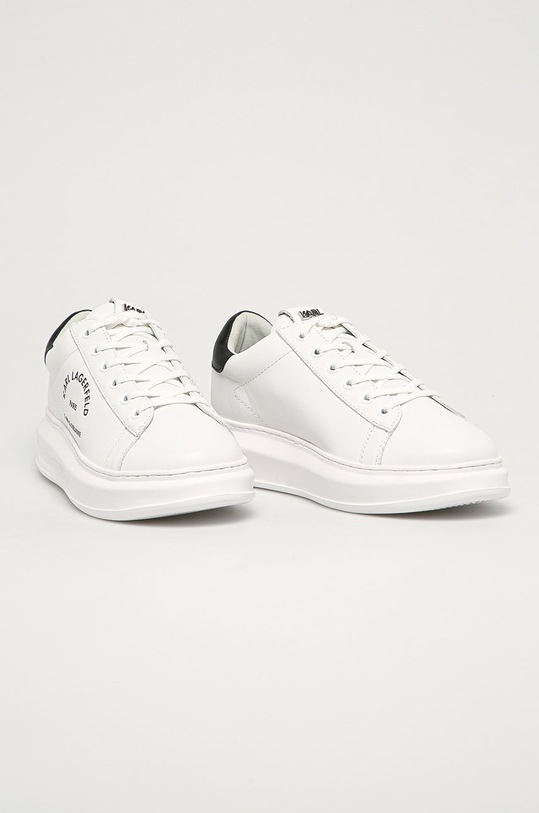 Karl Lagerfeld - Ghete de piele KL52538.011 alb SS21