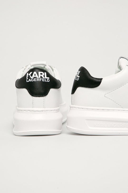 Încălțăminte Karl Lagerfeld - Ghete de piele KL52538.011 alb