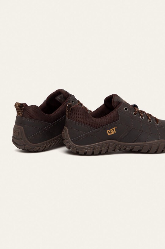 Cipők Caterpillar - Bőr félcipő Instruct Casual P722310 barna