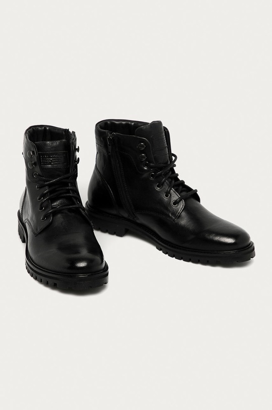 Levi's - Ghete de piele 38295.0211 negru AW20