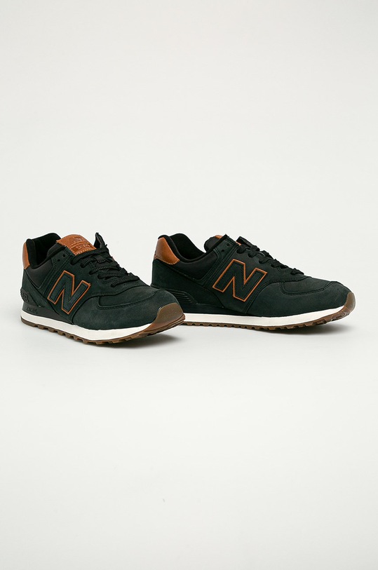 New Balance - Buty skórzane ML574NBI ML574NBI czarny AW20