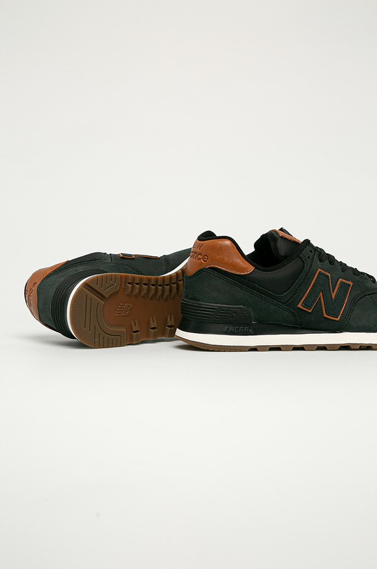 Obuwie New Balance - Buty skórzane ML574NBI ML574NBI czarny