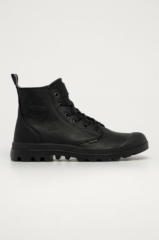 Palladium - Ghete de piele Pampa Z l Ess U casual negru 76888